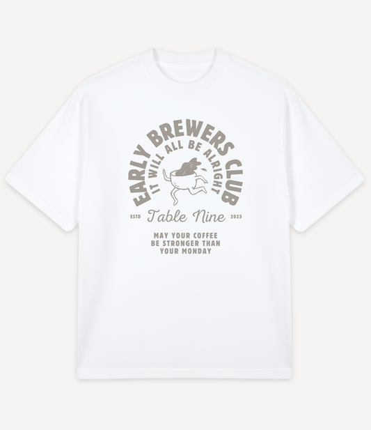EARLY BREWERS OVERSIZED T-SHIRT