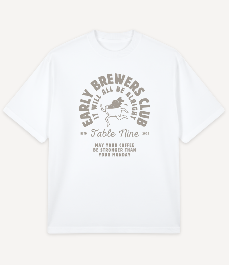 EARLY BREWERS OVERSIZED T-SHIRT