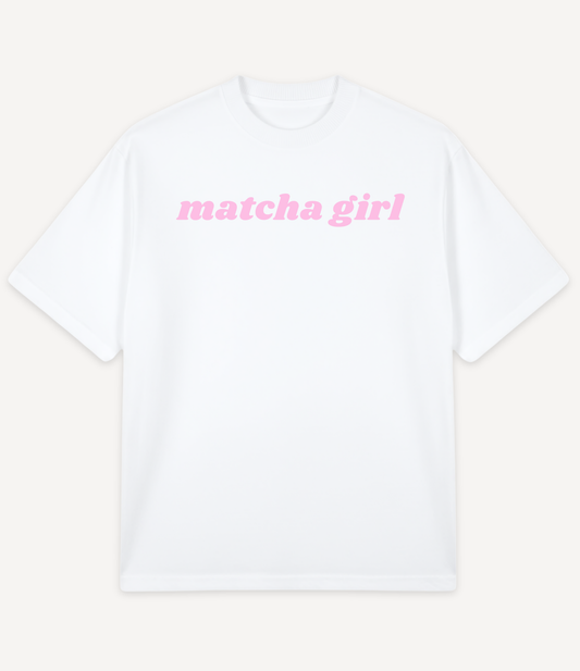 MATCHA GIRL OVERSIZED T-SHIRT