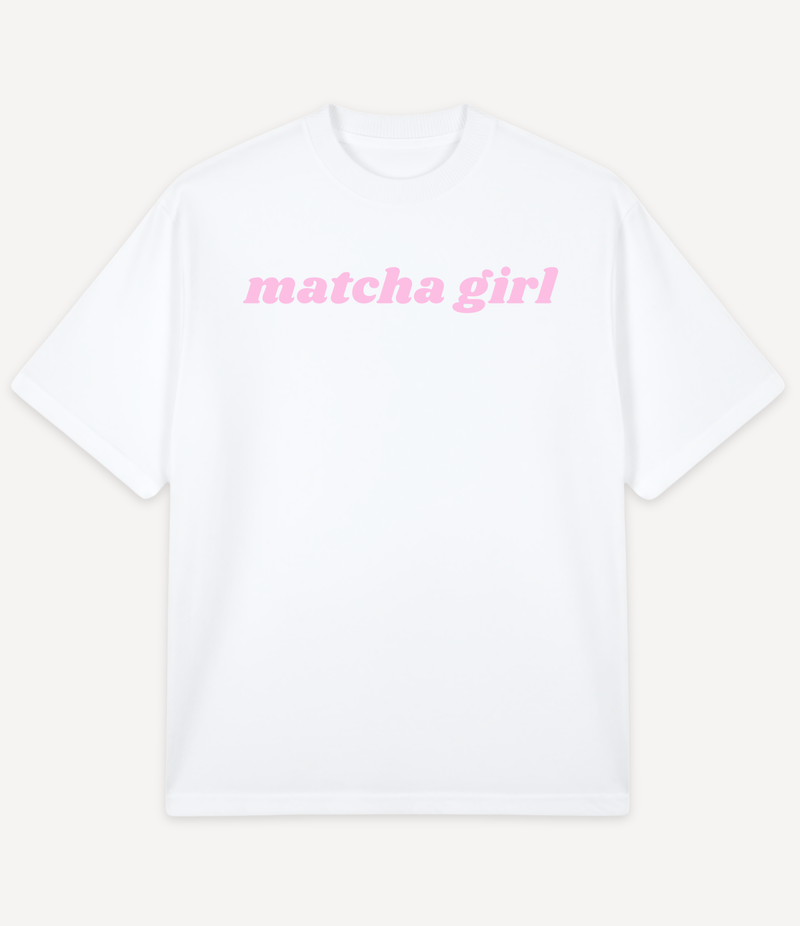 MATCHA GIRL OVERSIZED T-SHIRT