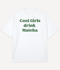 COOL GIRLS DRINK MATCHA OVERSIZED T-SHIRT - Image 2