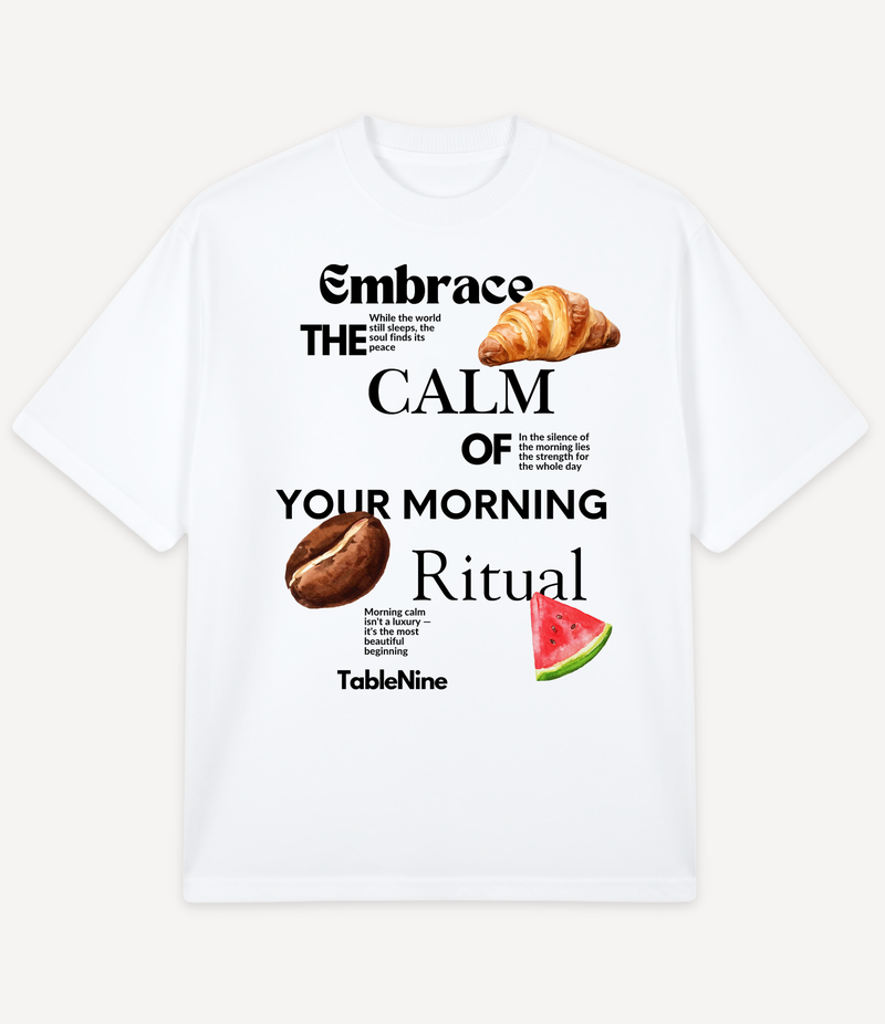 MORNING RITUAL OVERSIZED T-SHIRT
