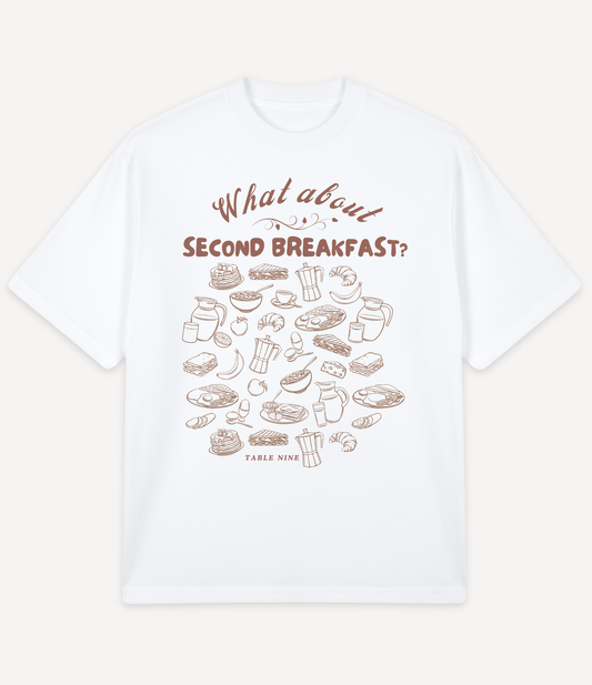 SECOND BREAKFAST OVERSIZED T-SHIRT