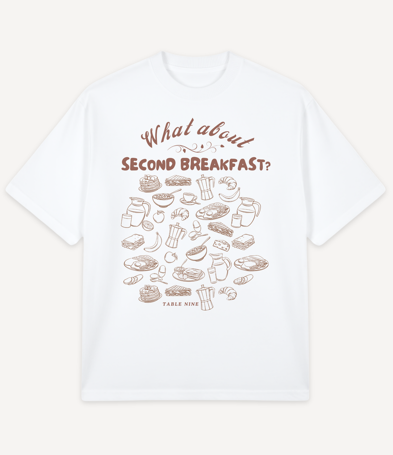 SECOND BREAKFAST OVERSIZED T-SHIRT