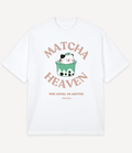 CUTE MATCHA CAT OVERSIZED T-SHIRT - Image 1