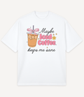 ICED COFFEE KEEPS ME SANE OVERSIZED T-SHIRT - Image 1