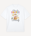 COFFEE AND ANXIETY OVERSIZED T-SHIRT - Image 1