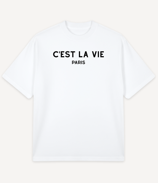 C'EST LA VIE OVERSIZED T-SHIRT