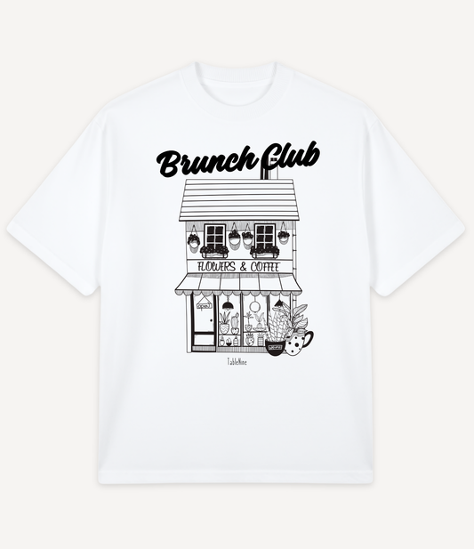 BRUNCH CLUB HOUSE OVERSIZED T-SHIRT