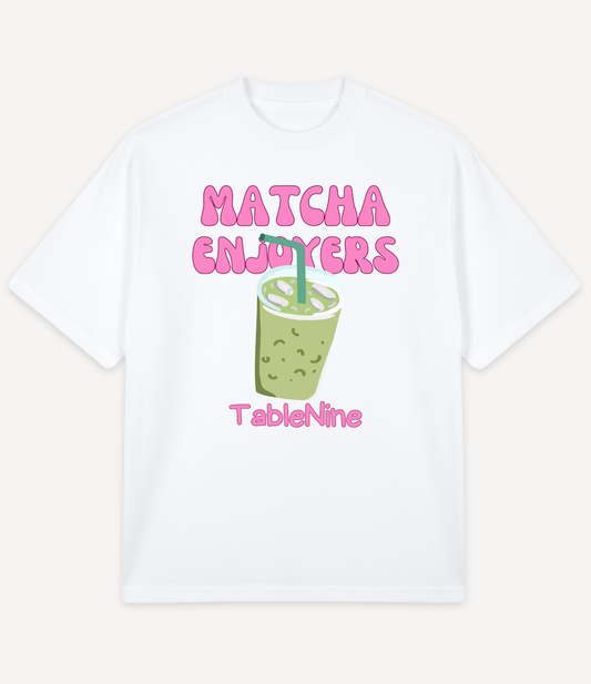 MATCHA ENJOYERS OVERSIZED T-SHIRT