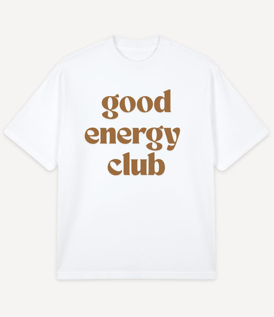 GOOD ENERGY CLUB OVERSIZED T-SHIRT