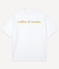 COFFEE AND BOOKS OVERSIZED T-SHIRT - Image 1