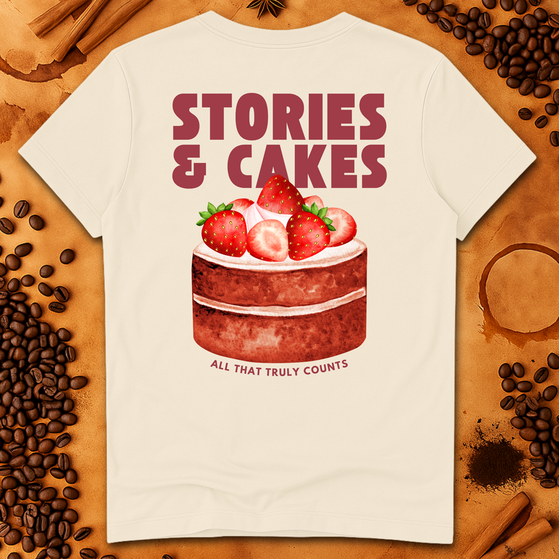 STORIES AND CAKES T-SHIRT