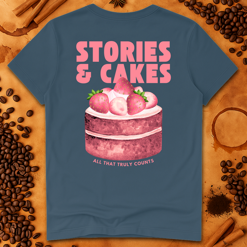 STORIES AND CAKES T-SHIRT