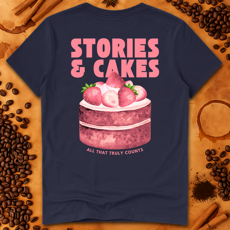 STORIES AND CAKES T-SHIRT
