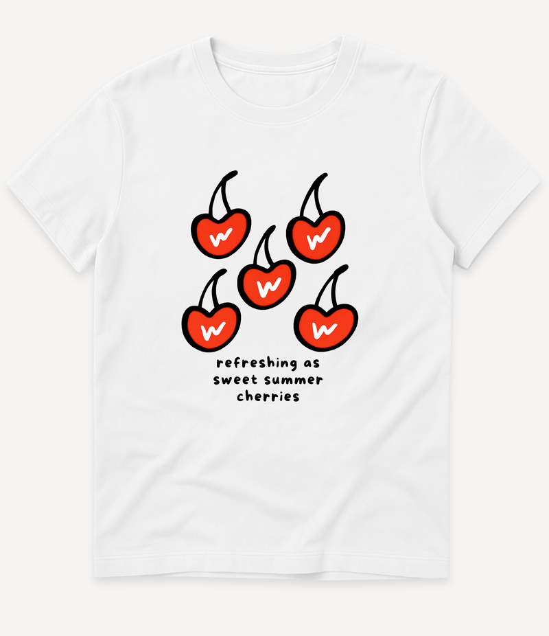 REFRESHING LIKE SUMMER CHERRIES T-SHIRT