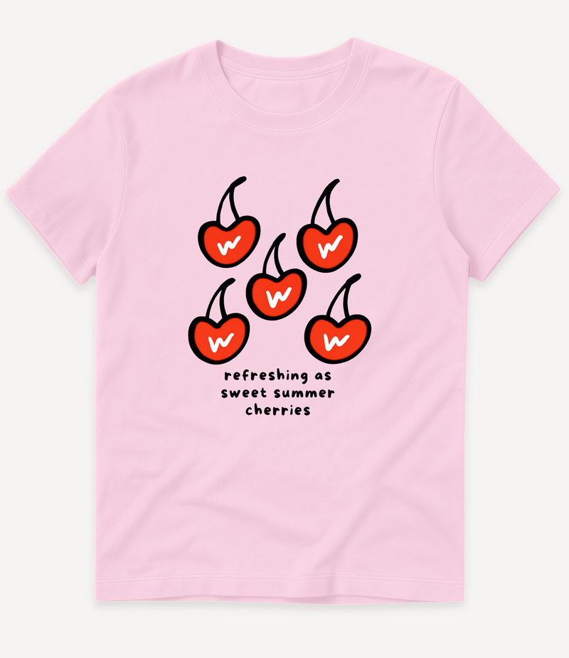 REFRESHING LIKE SUMMER CHERRIES T-SHIRT