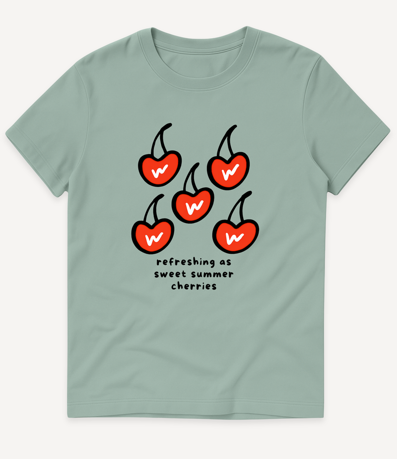 REFRESHING LIKE SUMMER CHERRIES T-SHIRT