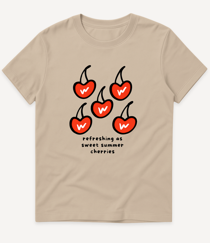 REFRESHING LIKE SUMMER CHERRIES T-SHIRT