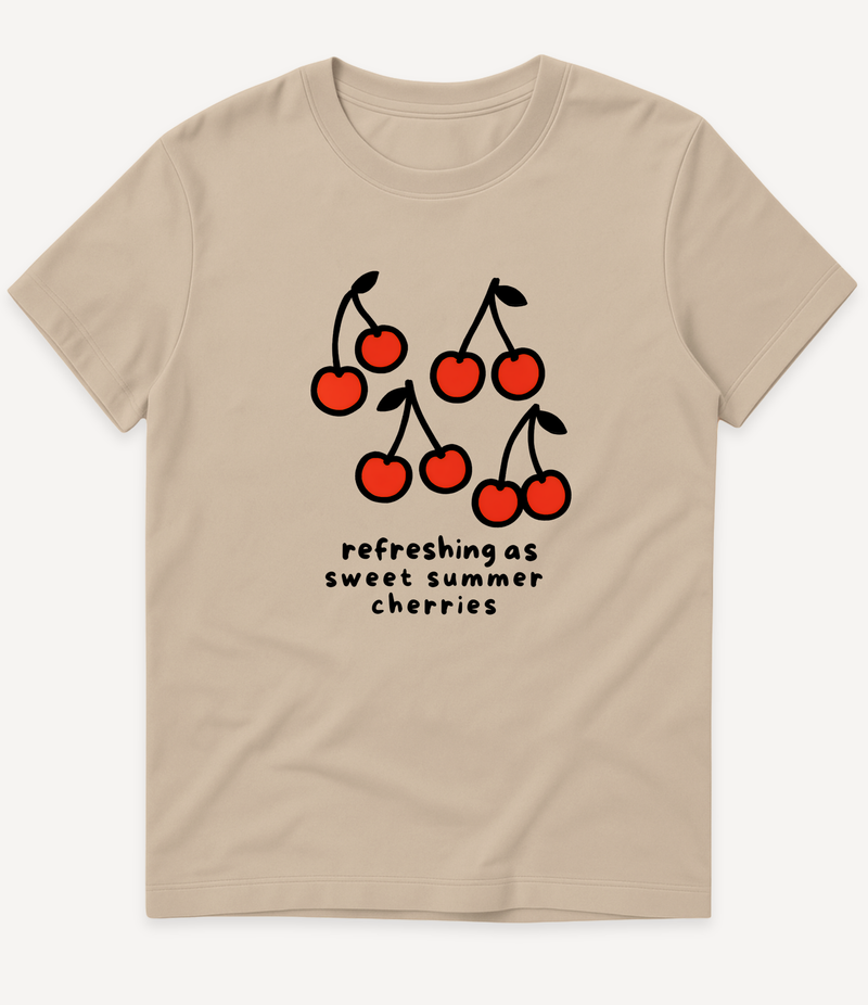 REFRESHING AS SWEET SUMMER CHERRIES T-SHIRT