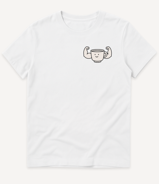 COFFEE MAKES STRONG T-SHIRT