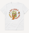 HOT GIRLS DRINK MATCHA T-SHIRT - Image 1