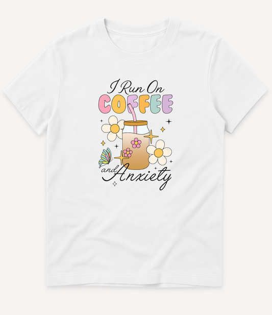COFFEE AND ANXIETY T-SHIRT