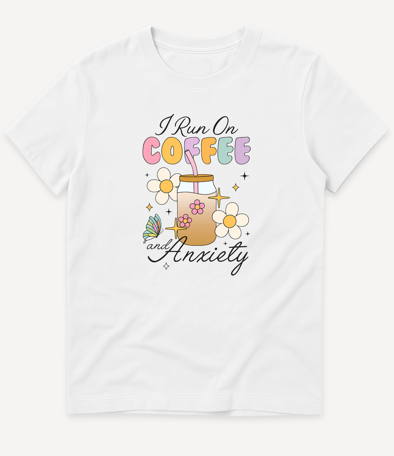 COFFEE AND ANXIETY T-SHIRT