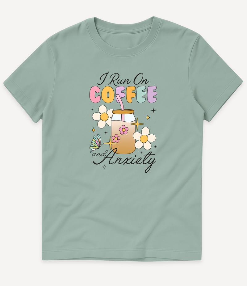 COFFEE AND ANXIETY T-SHIRT