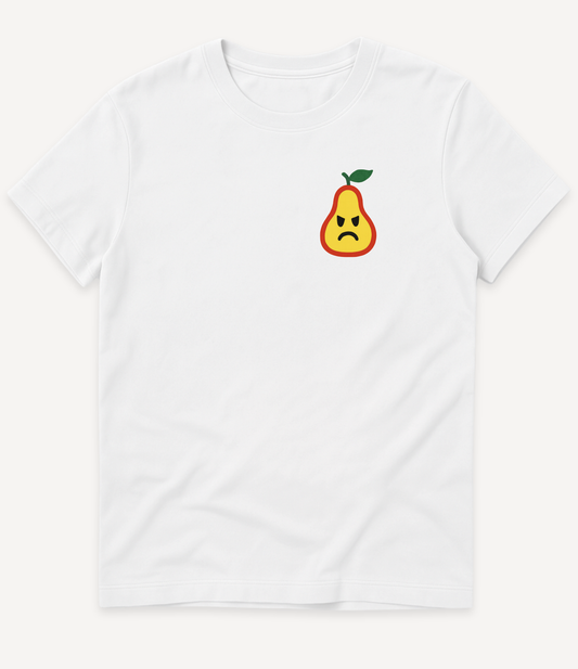 MAD PEAR RED OUTLINE T-SHIRT