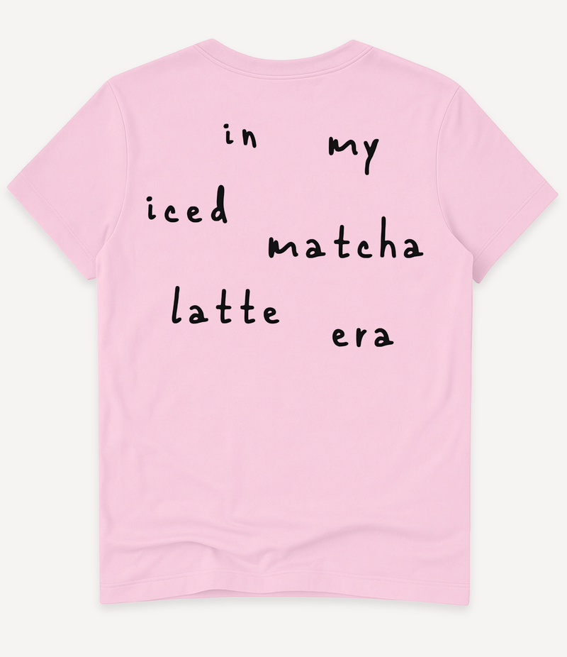 IN MY ICED MATCHA LATTE ERA T-SHIRT