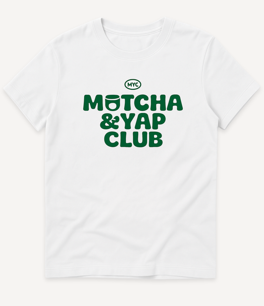 MATCHA & YAP CLUB T-SHIRT