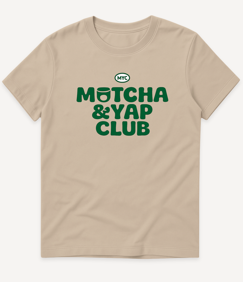 MATCHA & YAP CLUB T-SHIRT