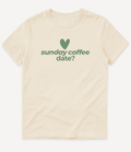 SUNDAY COFFEE DATE FRONT T-SHIRT - Image 2
