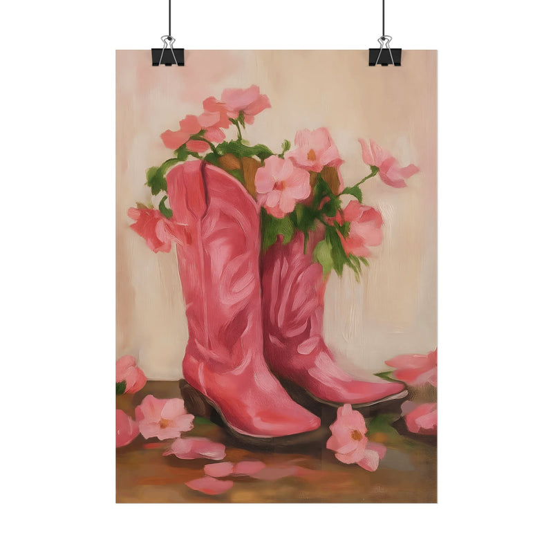Pint Floral Boots