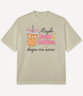 ICED COFFEE KEEPS ME SANE OVERSIZED T-SHIRT - Image 3