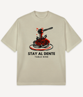 STAY AL DENTE OVERSIZED T-SHIRT - Image 2