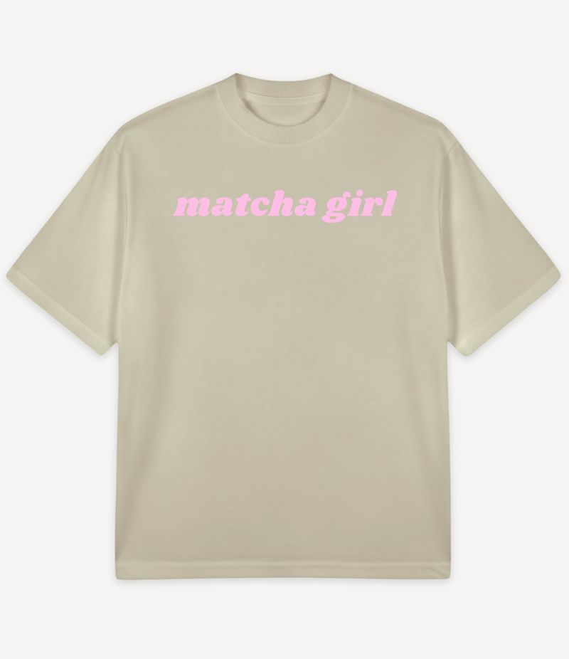 MATCHA GIRL OVERSIZED T-SHIRT