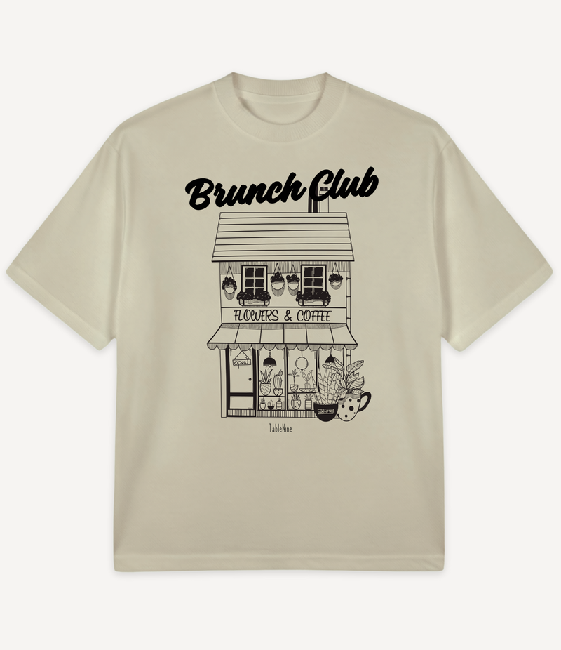 BRUNCH CLUB HOUSE OVERSIZED T-SHIRT