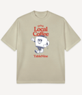 DRINK LOCAL COFFEE STANDING OVERSIZED T-SHIRT - Image 4