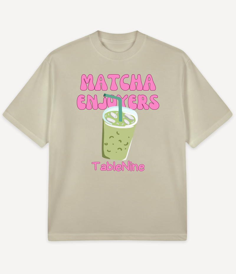 MATCHA ENJOYERS OVERSIZED T-SHIRT
