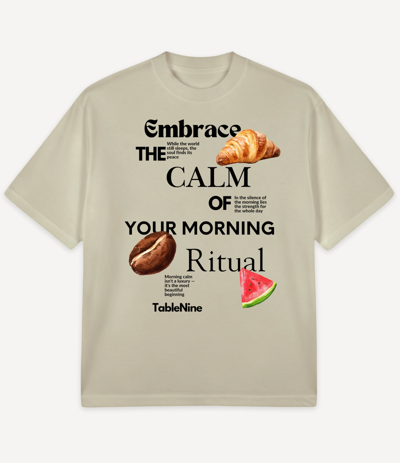 MORNING RITUAL OVERSIZED T-SHIRT