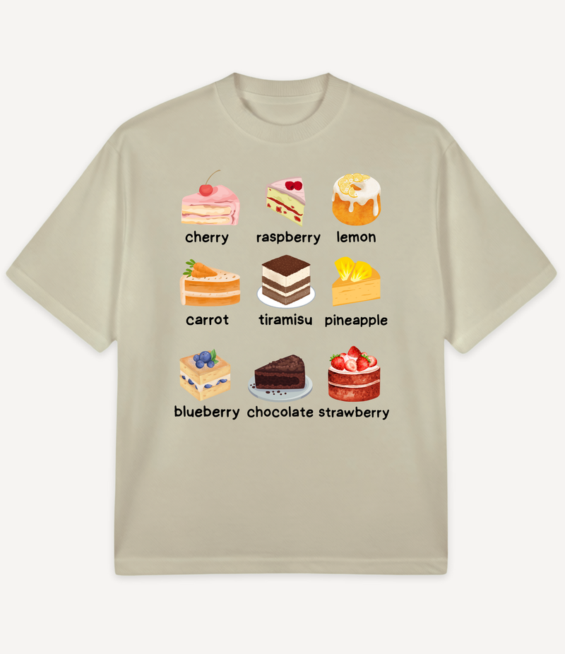 DESSERT LOVER'S OVERSIZED T-SHIRT