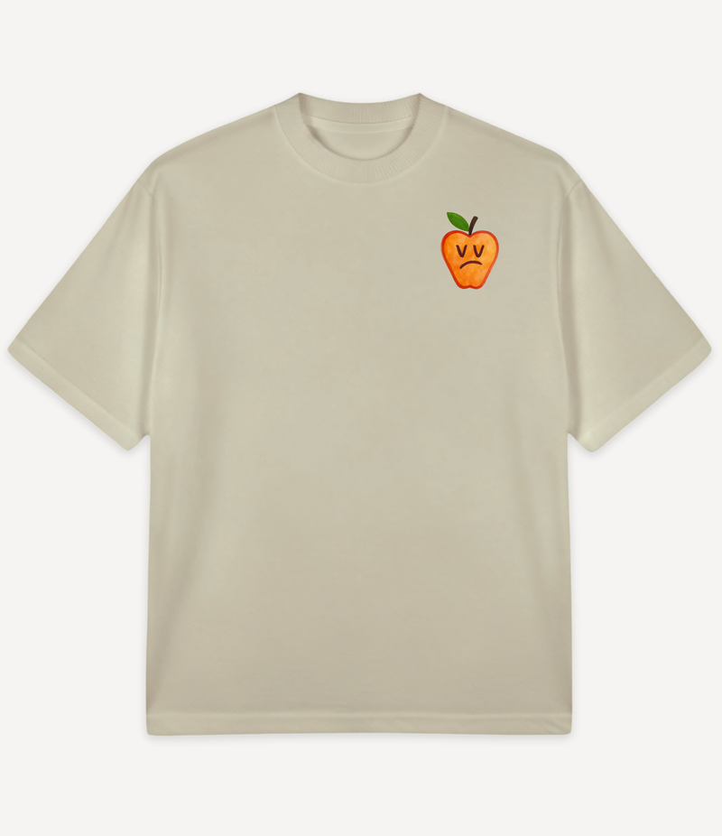 MAD ORANGE APPLE OVERSIZED T-SHIRT