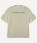 MATCHA AND BOOKS OVERSIZED T-SHIRT - Image 2