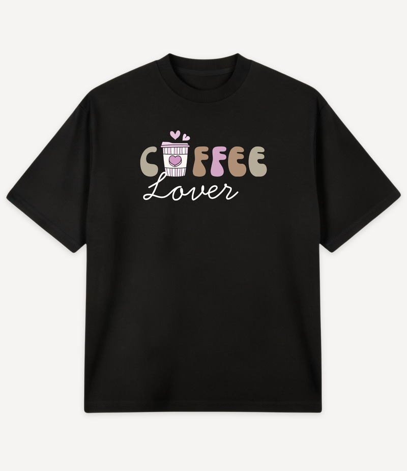COFFEE LOVER OVERSIZED T-SHIRT