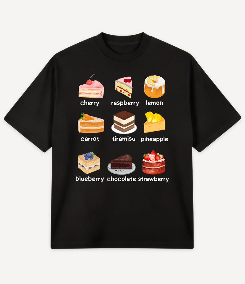 DESSERT LOVER'S OVERSIZED T-SHIRT