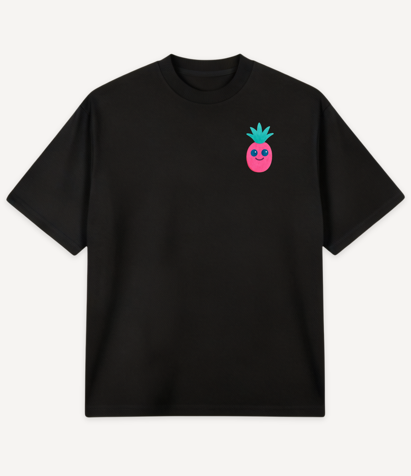 PINK PINEAPPLE OVERSIZED T-SHIRT