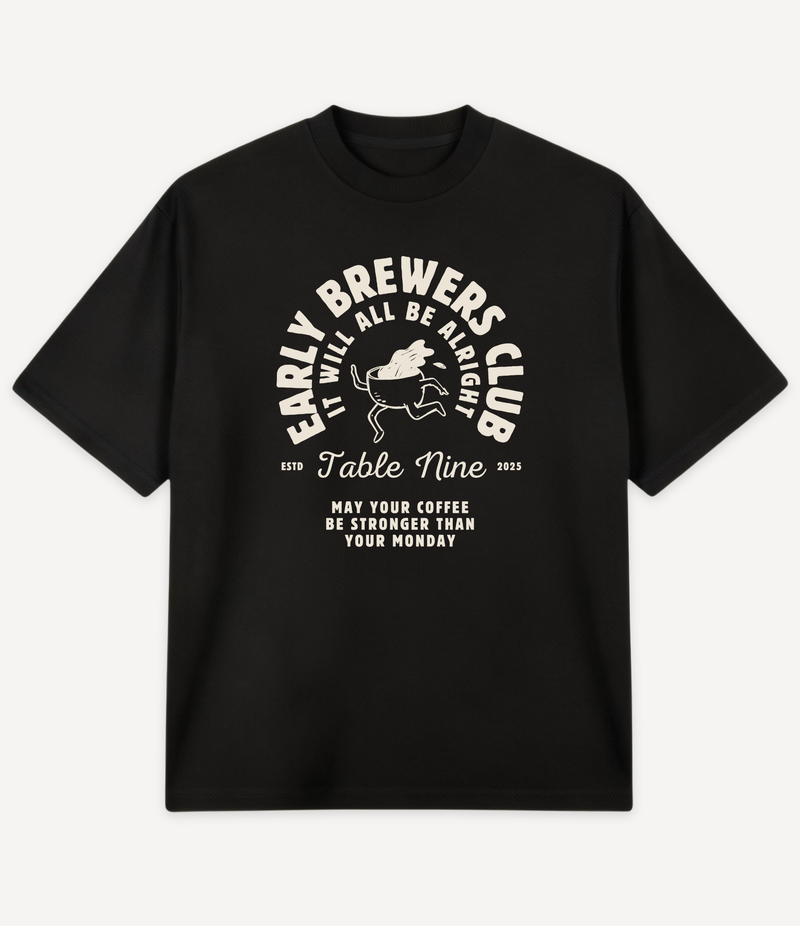 EARLY BREWERS OVERSIZED T-SHIRT