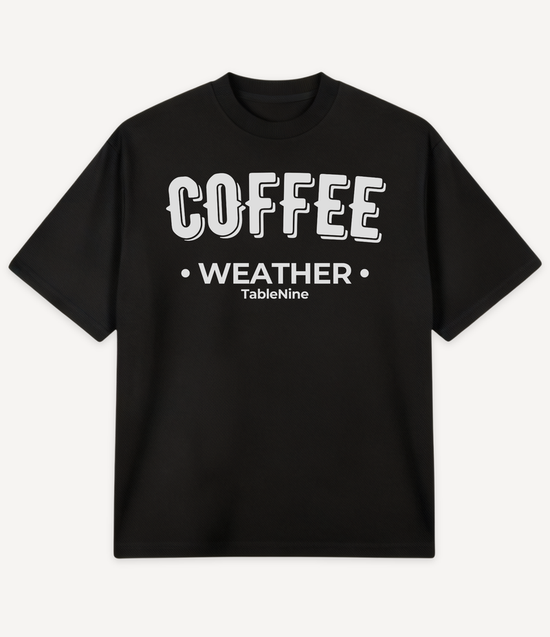 COFFEE WEATHER OVERSIZED T-SHIRT